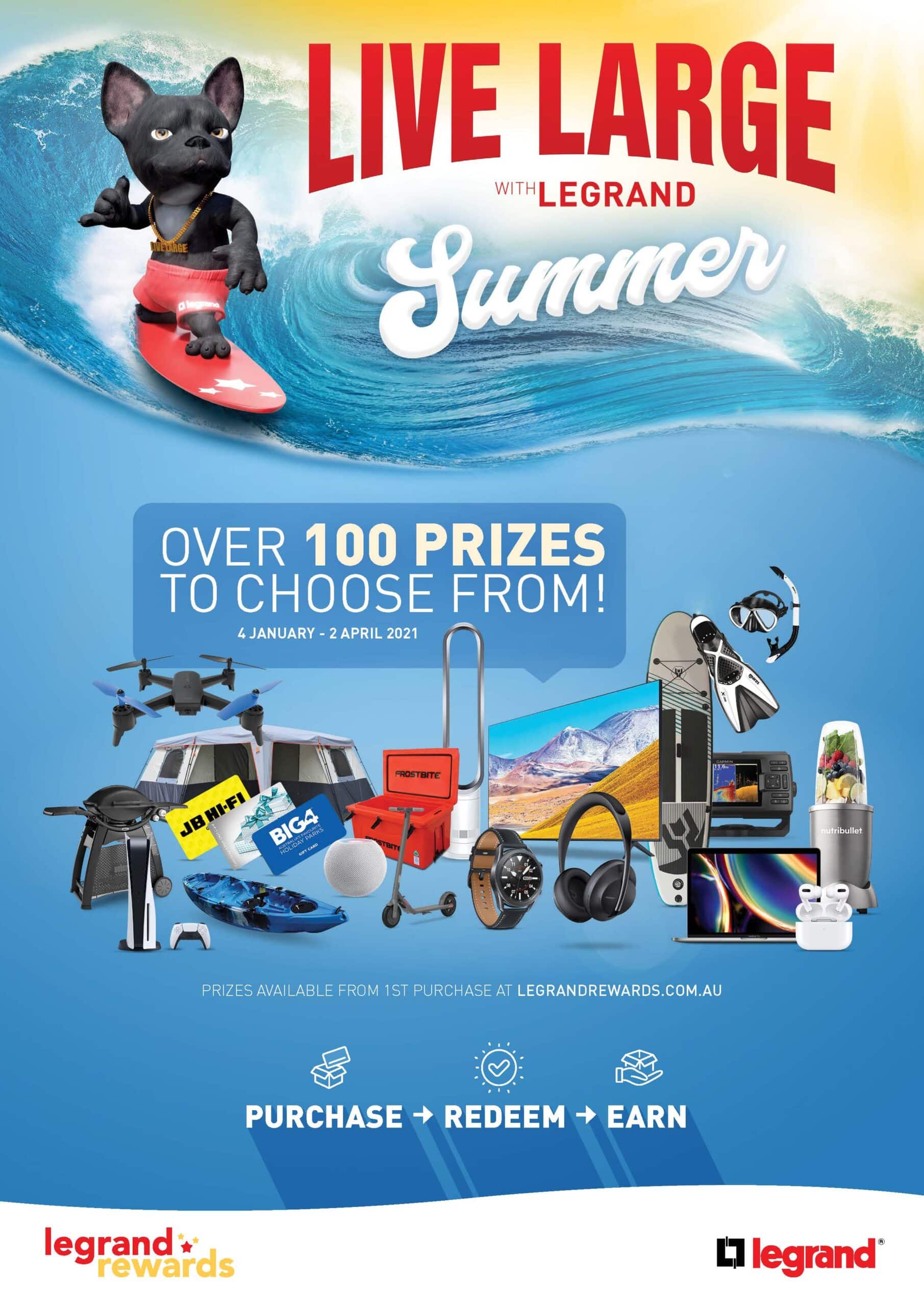 Legrand Live Large Summer Promotion Page 1
